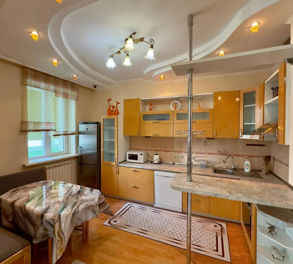 Классная Двушка В Жк Алматы Тауэрс Apartament